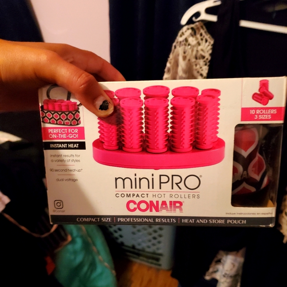 Hot Rollers Conair MINI PRO compact hot curlers